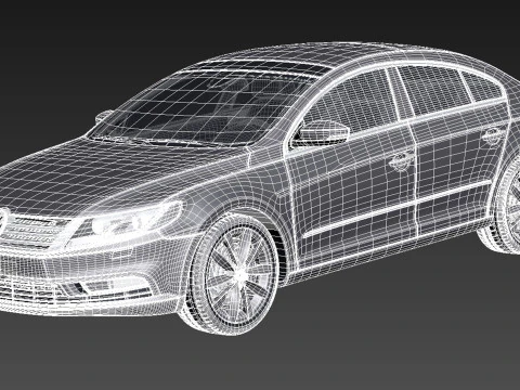 Volkswagen Passat CC 2013 3D Model