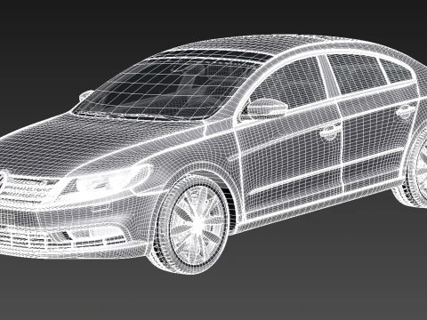 Volkswagen Passat CC 2013 3D Model