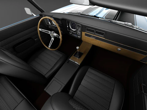 Chevrolet Camaro SS Convertible 1969 3D Model