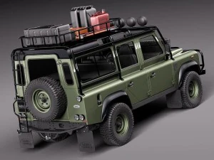 Land Rover Defender Expedition 3D Model
