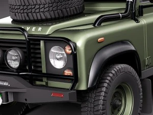 Land Rover Defender Expedition 3D Model