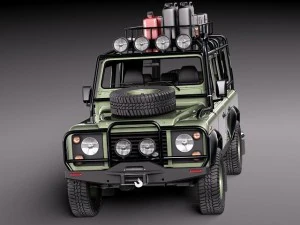 Land Rover Defender Expedition 3D Model