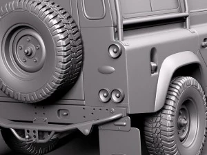 Land Rover Defender Expedition 3D Model
