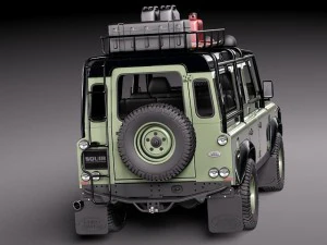 Land Rover Defender Expedition 3D Model