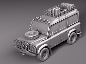 Land Rover Defender Expedition 3Dモデル
