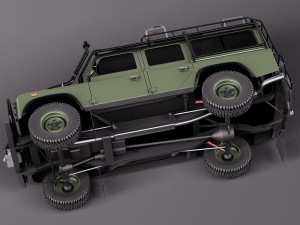 Land Rover Defender Expedition 3Dモデル