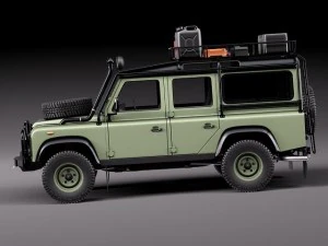 Land Rover Defender Expedition 3D Model