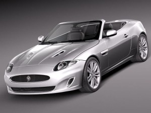 Jaguar XKR 2012 Convertible 3D 모델