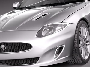 Jaguar XKR 2012 Convertible 3D 模型