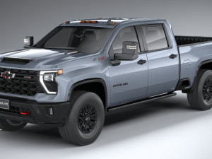 Chevrolet Silverado HD ZR2 2024 3D Модель