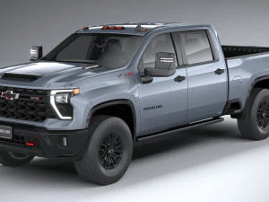 Chevrolet Silverado HD ZR2 2024 3D Model