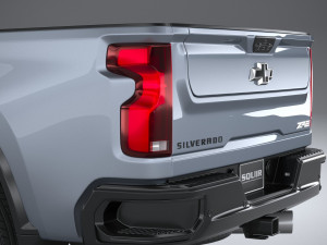 Chevrolet Silverado HD ZR2 2024 3D Модель
