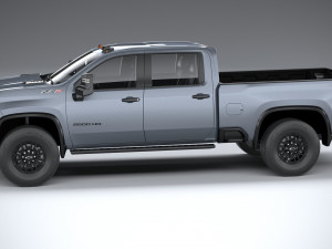 Chevrolet Silverado HD ZR2 2024 3D Модель