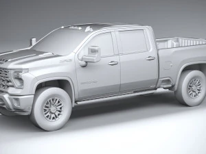 Chevrolet Silverado HD ZR2 2024 3D Model