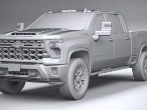Chevrolet Silverado HD ZR2 2024 3D Модель