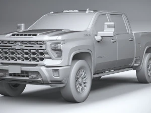 Chevrolet Silverado HD ZR2 2024 3D Model