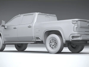 Chevrolet Silverado HD ZR2 2024 3D Model