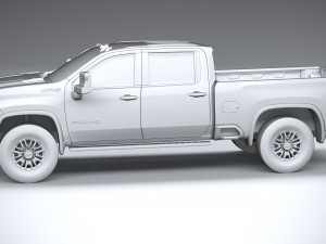 Chevrolet Silverado HD ZR2 2024 3D Модель