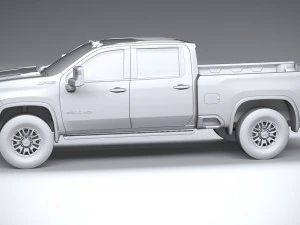 Chevrolet Silverado HD ZR2 2024 3D Model