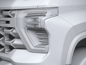 Chevrolet Silverado HD ZR2 2024 3D Model