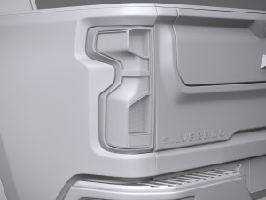 Chevrolet Silverado HD ZR2 2024 3D Модель