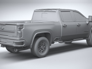 Chevrolet Silverado HD ZR2 2024 3D Модель