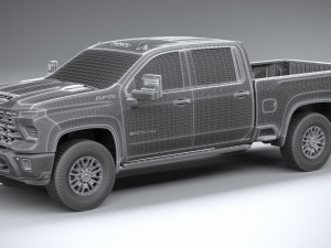 Chevrolet Silverado HD ZR2 2024 3D Модель