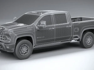 Chevrolet Silverado HD ZR2 2024 3D Model