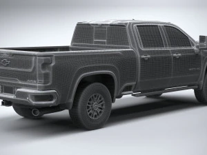 Chevrolet Silverado HD ZR2 2024 3D Model