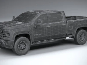 Chevrolet Silverado HD ZR2 2024 3D Model