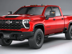 Chevrolet Silverado HD ZR2 Bison 2024 3D Model