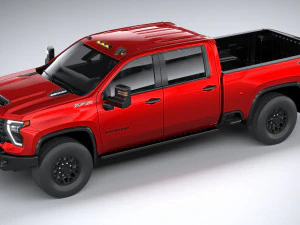 Chevrolet Silverado HD ZR2 Bison 2024 3D Model