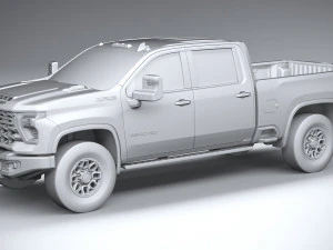 Chevrolet Silverado HD ZR2 Bison 2024 3D Model