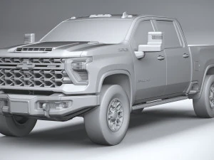 Chevrolet Silverado HD ZR2 Bison 2024 3D Model