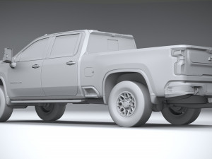 Chevrolet Silverado HD ZR2 Bison 2024 Modelo 3D