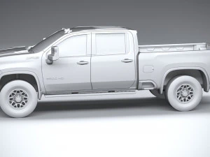 Chevrolet Silverado HD ZR2 Bison 2024 3D Model