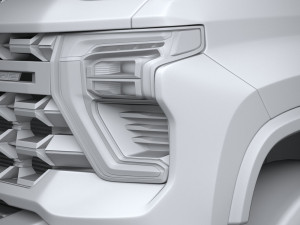 Chevrolet Silverado HD ZR2 Bison 2024 Modelo 3D