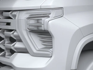 Chevrolet Silverado HD ZR2 Bison 2024 3D Model