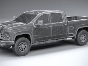 Chevrolet Silverado HD ZR2 Bison 2024 3D Model