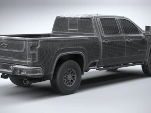 Chevrolet Silverado HD ZR2 Bison 2024 3D Model