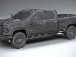 Chevrolet Silverado HD ZR2 Bison 2024 3D Model