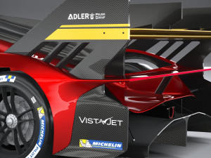 Ferrari 499P Racecar 2023 LowPoly 3D 模型