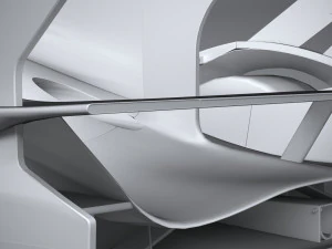 フェラーリ 499P レースカー 2023 ローポリ 3Dモデル