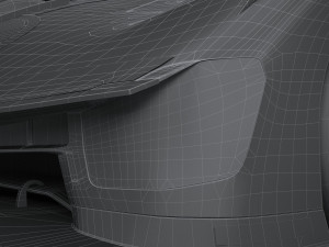 Ferrari 499P Racecar 2023 LowPoly 3D 模型