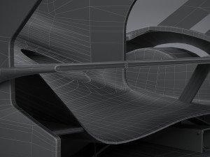 Ferrari 499P Racecar 2023 LowPoly 3D 模型