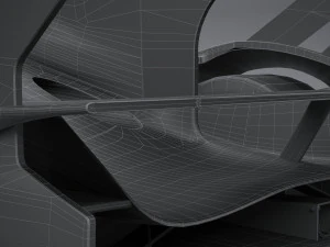 フェラーリ 499P レースカー 2023 ローポリ 3Dモデル