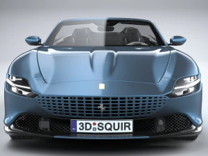 Ferrari Roma Spider 2024 3D Model