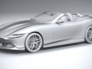 Ferrari Roma Spider 2024 3D Model