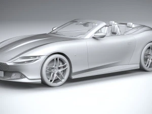 Ferrari Roma Spider 2024 3D Model