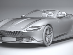 Ferrari Roma Spider 2024 3D Model